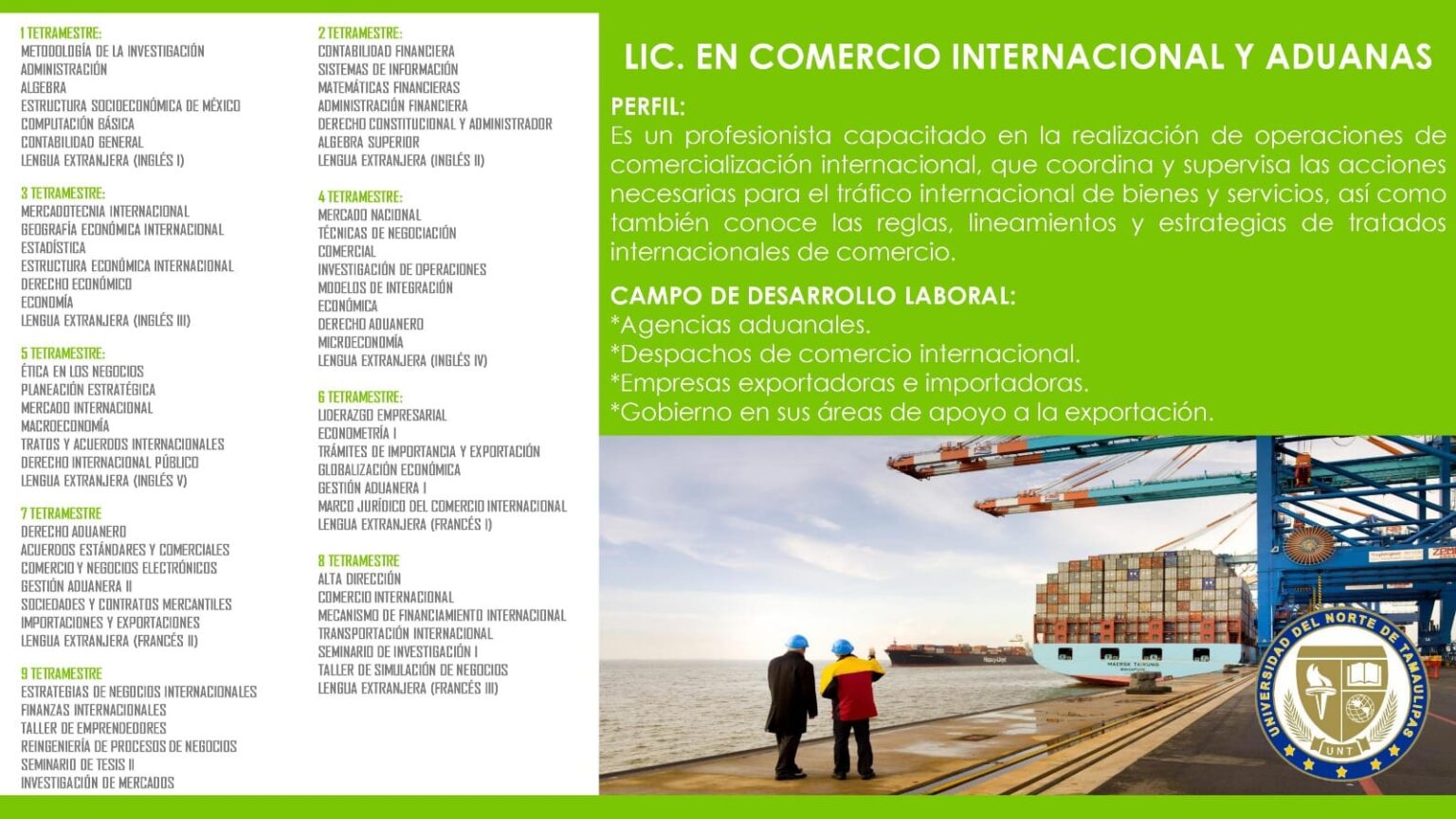 Licenciaturas En Comercio Internacional Y Aduanas Unt Qroo 8212